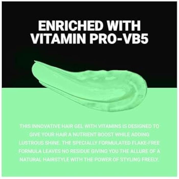 Bold Professional Triple Action Strong Hair Gel - Pro Vitamin B5 - Long-Lasting Shine - Natural - 1000 Ml - Image 3